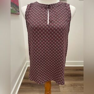 Sleeveless Top/Blouse size medium